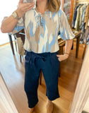 Kaffe Fleur Amber Blouse ~ Windsurfer Graphic