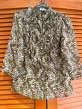 Saint Tropez Lilja Blouse ~ Musk Geometric