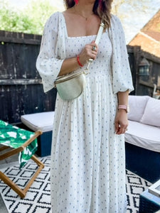 Soaked in Luxury Lea Smock Dress