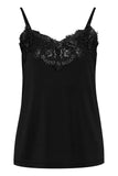 ICHI Like Lace Top ~ Black