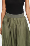 Saint Tropez Coral Midi Skirt ~ Musk