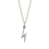 Lightning Bolt pendant - Silver